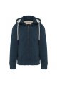 Heren Hoodie met rits Vintage Kariban KV2312 NIGHTBLUEHEATHER